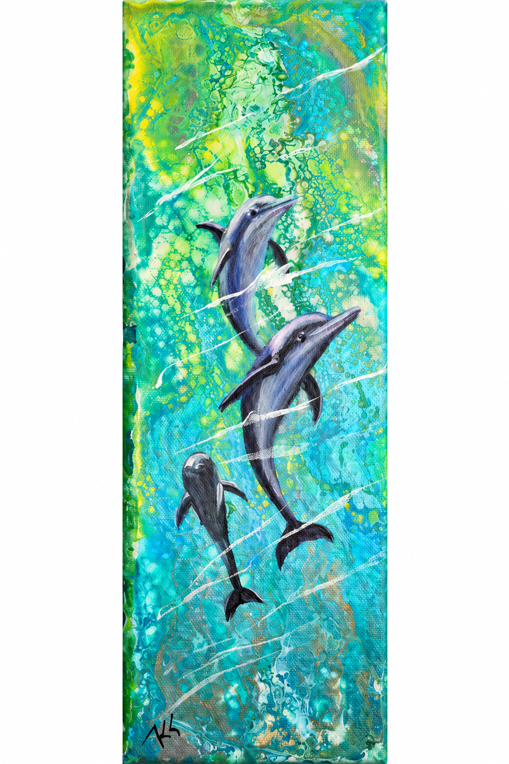 A Chorus Beneath the Waves, acrylic by Katerina Kovatcheva
